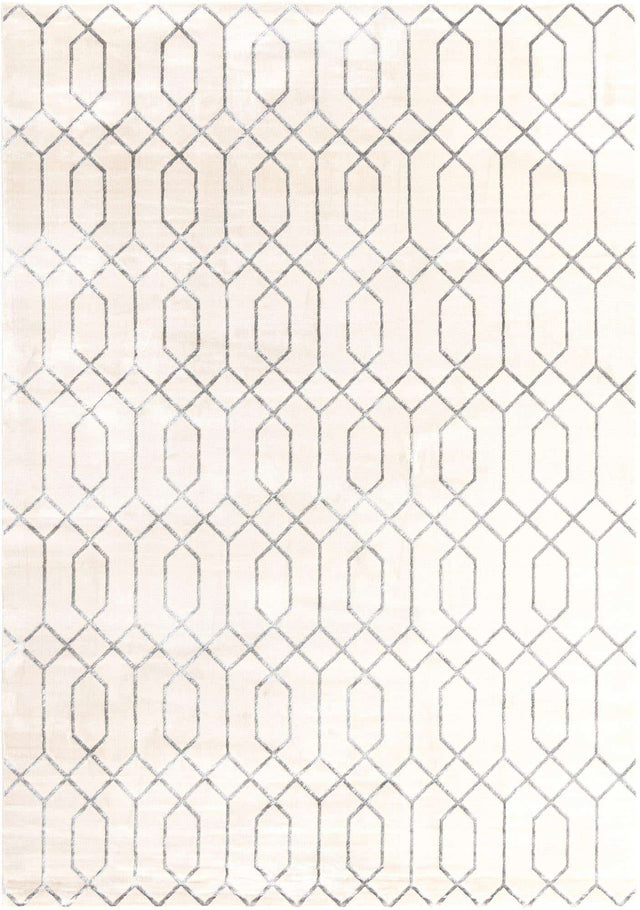 White Silver 10' x 14' 1 Marilyn Monroe Glam Rectangle Area Rug 70% Polypropylene & 30% Polyester Vivid Geometric Modern Carpet for Interior Home Decor for Sale at Rug Engine