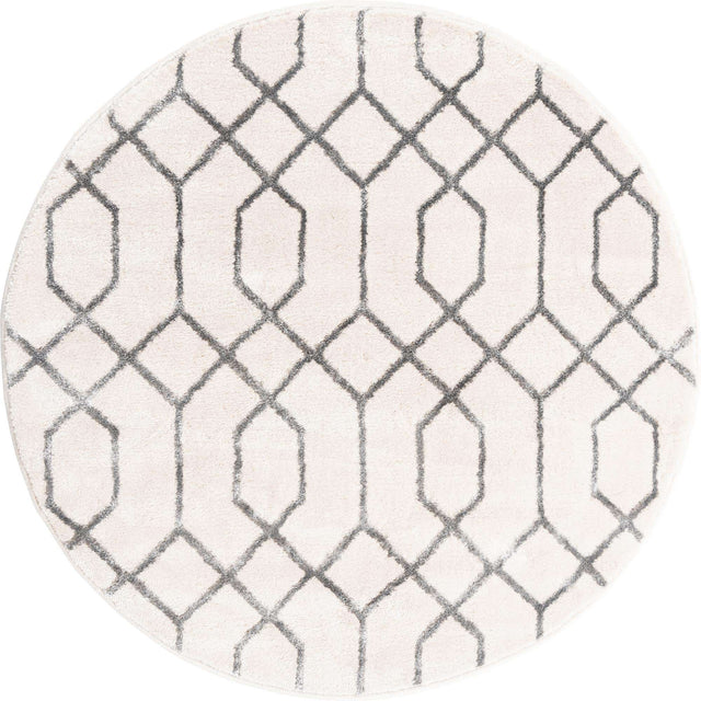 White Silver 3' 1 x 3' 1 Marilyn Monroe Glam Round Area Rug 70% Polypropylene & 30% Polyester Vivid Geometric Modern Carpet for Interior Home Decor for Sale at Rug Engine