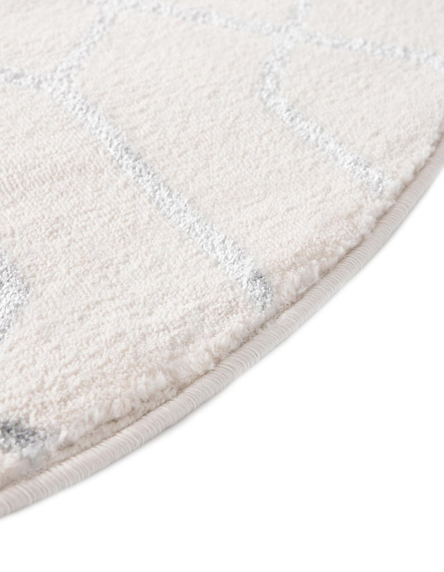 White Silver 7' 10 x 10' Marilyn Monroe Glam Oval Area Rug 70% Polypropylene & 30% Polyester Vivid Geometric Modern Carpet for Interior Home Decor for Sale at Rug Engine
