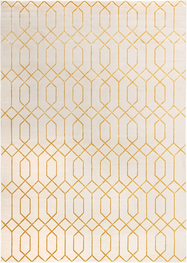 White Gold 10' x 14' 1 Marilyn Monroe Glam Rectangle Area Rug 70% Polypropylene & 30% Polyester Vivid Geometric Modern Carpet for Interior Home Decor for Sale at Rug Engine