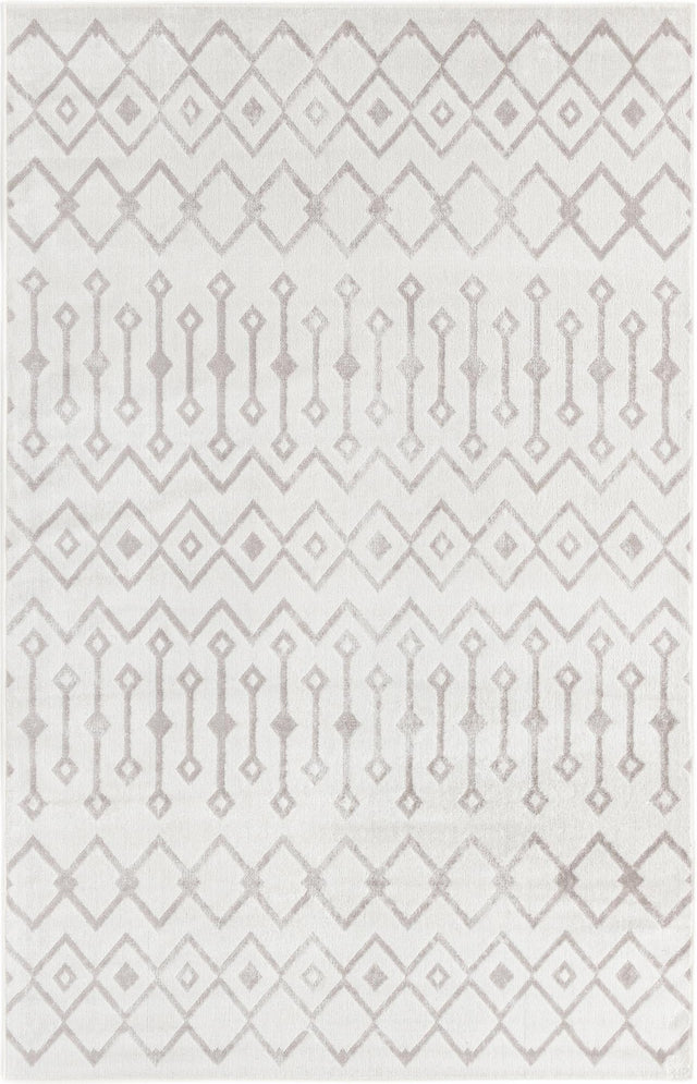 Pearl 1' 4 x 1' 4 Bohemian Trellis Sample Area Rug 100% Polypropylene With Cotton Backing Geometric Modern Boho Decor Carpet for Living Rooms Office Dining Kitchen Interior Design for Sale at Rug Engine