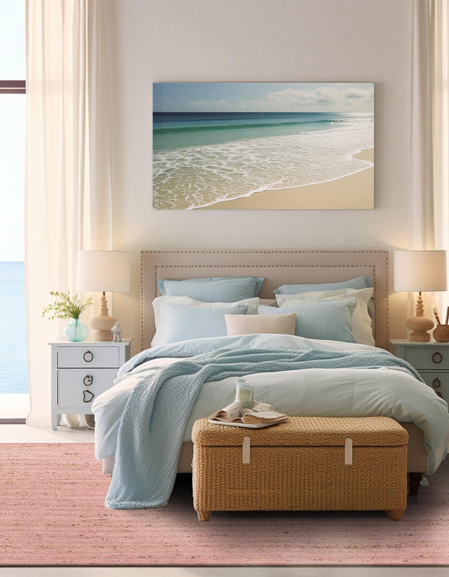 Light Pink 9' x 12' Braided Jute Rectangle Area Rug 100% Jute Hand Braided Natural Eco-Friendly Boho Style Carpet for Living Rooms Dining Office Space Dorms for Sale at Rug Engine