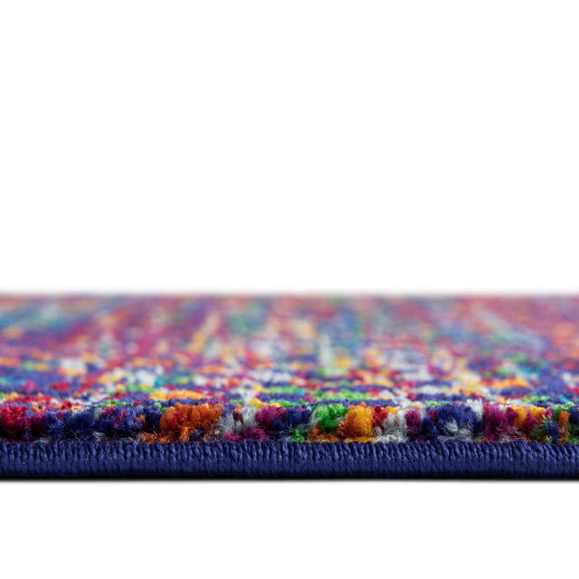 Multicolor 5' 3 x 5' 3 Calypso Round Area Rug 100% Polypropylene With Cotton Backing Colorful Vivid Traditional Design Carpet for Living Office Dining Rooms for Sale at Rug Engine