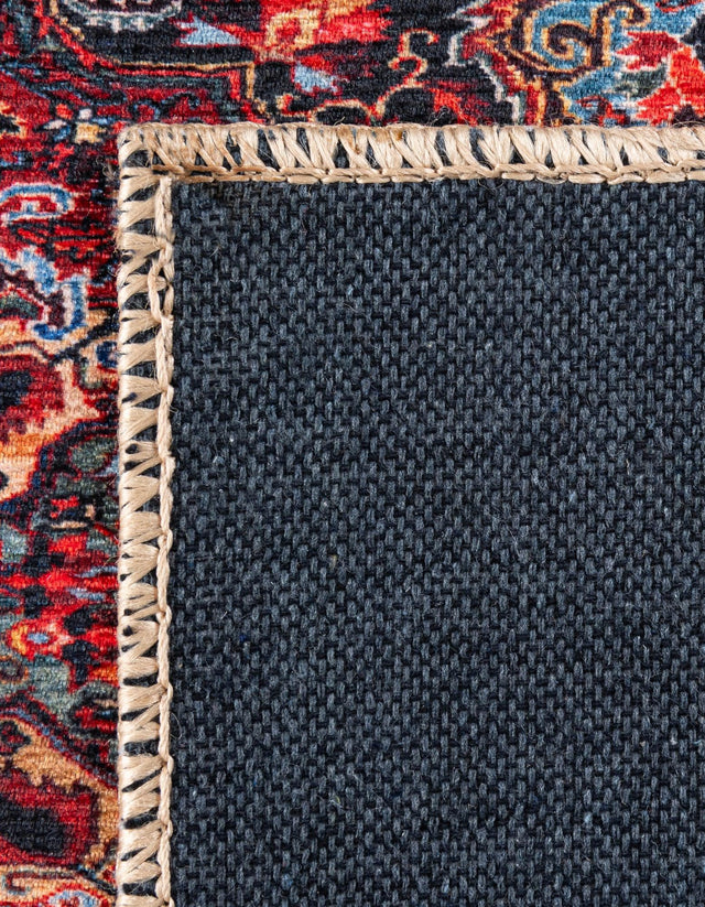 Washable Burgundy 2' 6 x 10' Timeless Runner Area Rug Easy to Clean Stain Resistant & Durable Traditional Classic Vintage Design Carpet for Sale at Rug Engine