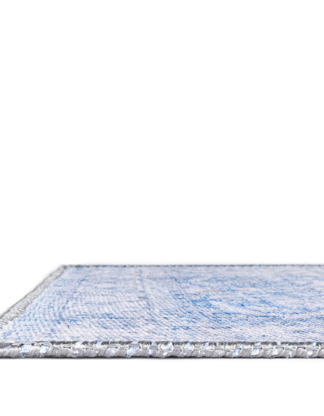 Washable Blue 5' x 8' Timeless Rectangle Area Rug Easy to Clean Stain Resistant & Durable Traditional Classic Vintage Design Carpet for Sale at Rug Engine