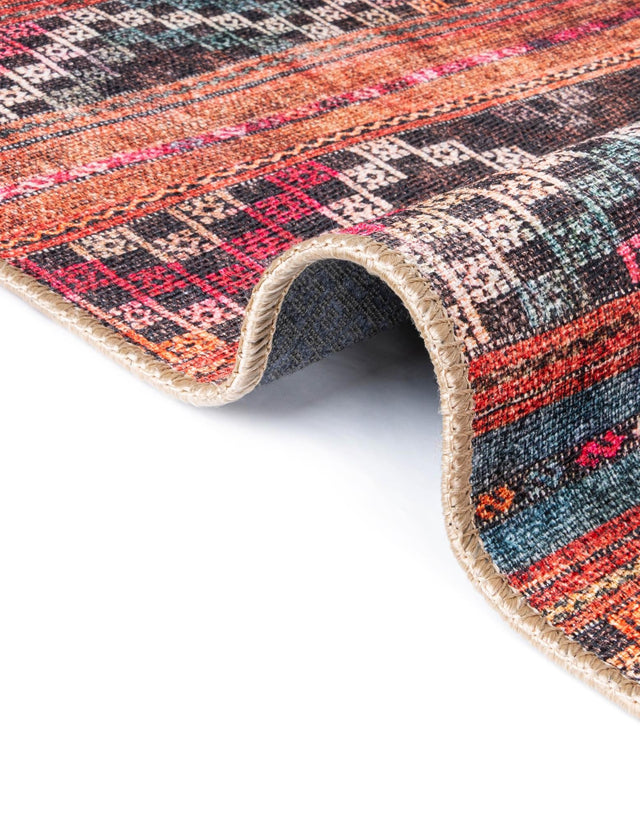 Washable Multicolor 5' x 8' Timeless Rectangle Area Rug Easy to Clean Stain Resistant & Durable Traditional Classic Vintage Design Carpet for Sale at Rug Engine