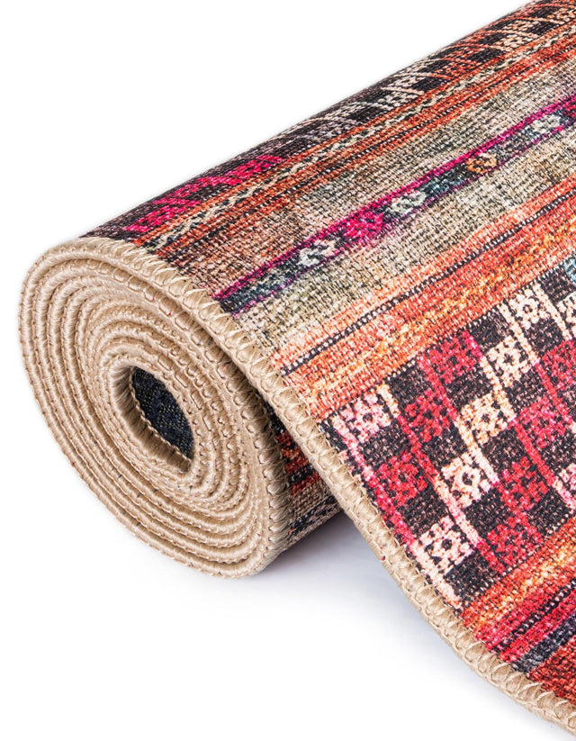 Washable Multicolor 7' 6 x 7' 6 Timeless Square Area Rug Easy to Clean Stain Resistant & Durable Traditional Classic Vintage Design Carpet for Sale at Rug Engine