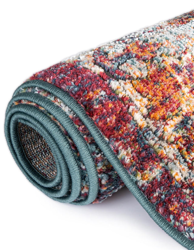 Multicolor 6' 1 x 6' 1 Isabella Octagon Area Rug Polypropylene & Polyester Traditional Elegant Carpet for Living Rooms, Dining, Office, Dorms for Sale at Rug Engine