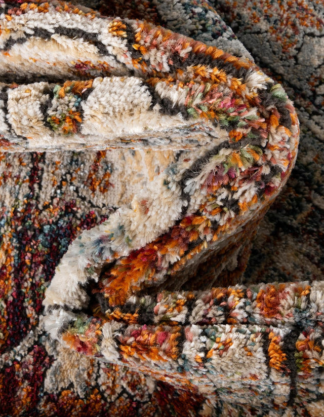 Multicolor 2' 7 x 10' Isabella Runner Area Rug Polypropylene & Polyester Traditional Elegant Carpet for Living Rooms, Dining, Office, Dorms for Sale at Rug Engine