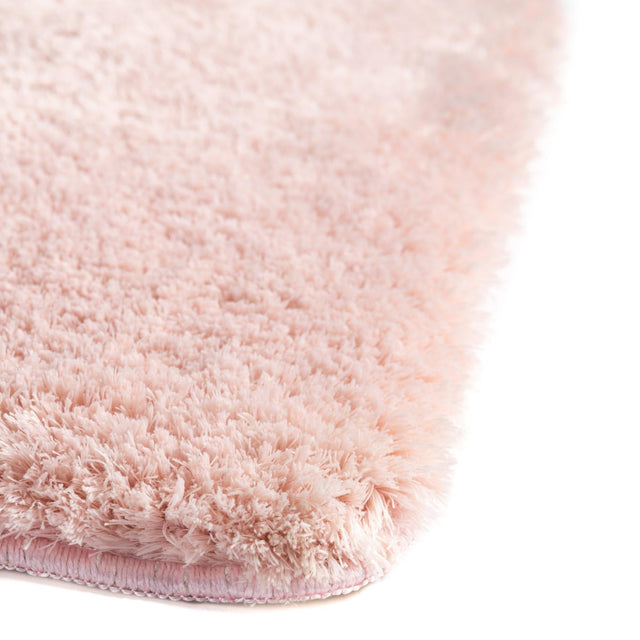 Cotton Candy Pink 1' 8 x 2' 7 Bano Luxe Bath Mat Soft & Plush Water Absorbing Accent Area Rug for Sale at Rug Engine