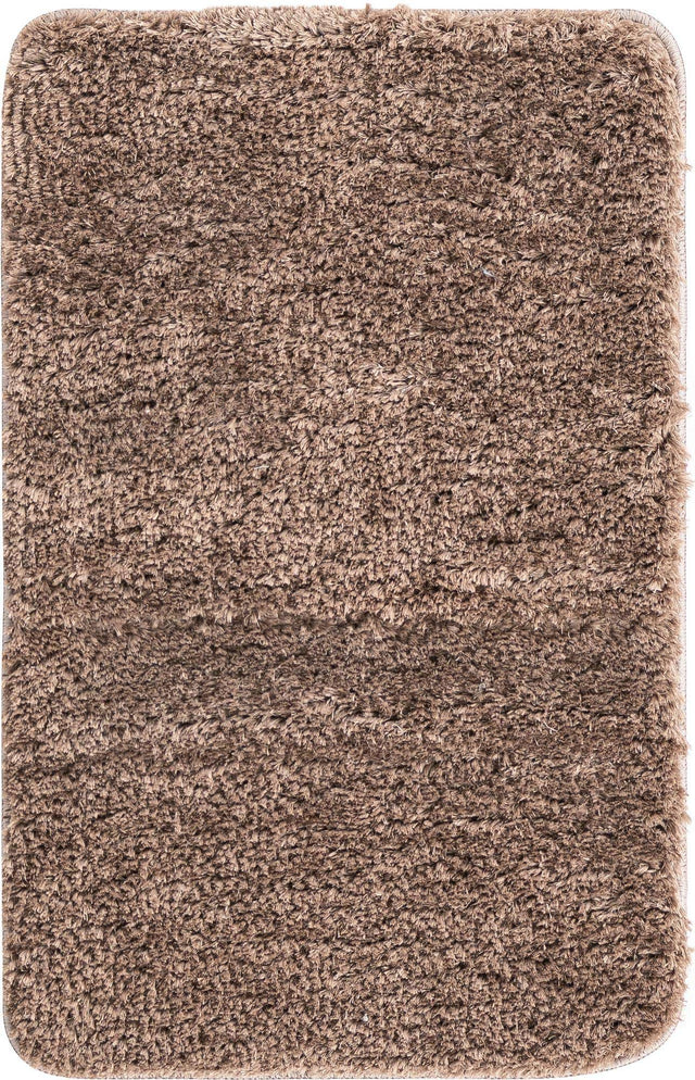 Mink 1' 8 x 2' 7 Bano Luxe Bath Mat Soft & Plush Water Absorbing Accent Area Rug for Sale at Rug Engine