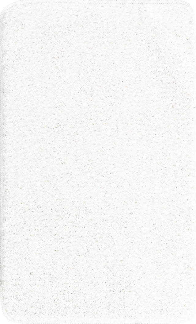 Snow White 1' 8 x 2' 7 Bano Everyday Bath Mat Soft & Plush Water Absorbing Accent Area Rug for Sale at Rug Engine