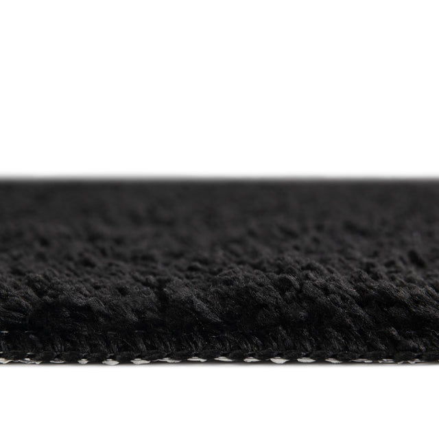 Midnight Black 1' 8 x 2' 7 Bano Everyday Bath Mat Soft & Plush Water Absorbing Accent Area Rug for Sale at Rug Engine