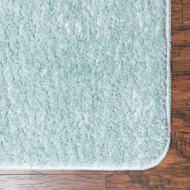 Powder Blue 1' 8 x 2' 7 Bano Everyday Bath Mat Soft & Plush Water Absorbing Accent Area Rug for Sale at Rug Engine