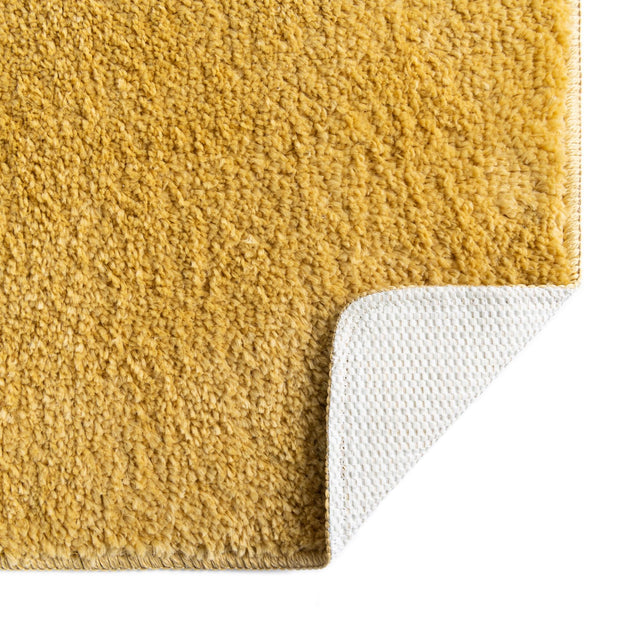Mustard 1' 8 x 2' 7 Bano Everyday Bath Mat Soft & Plush Water Absorbing Accent Area Rug for Sale at Rug Engine