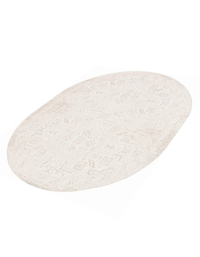 Light Gray 7' 10 x 10' Outdoor Aztec Oval Area Rug Weather Resistant for Patio, Deck, Terrace, Balcony, Porch 100% Polypropylene Traditional Carpet Mat for Sale at Rug Engine