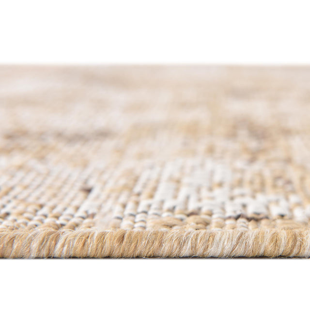 Natural 5' 3 x 5' 3 Outdoor Traditional Octagon Area Rug Weather Resistant for Patio, Deck, Terrace, Balcony, Porch Classical Design Outside Carpet for Sale at Rug Engine