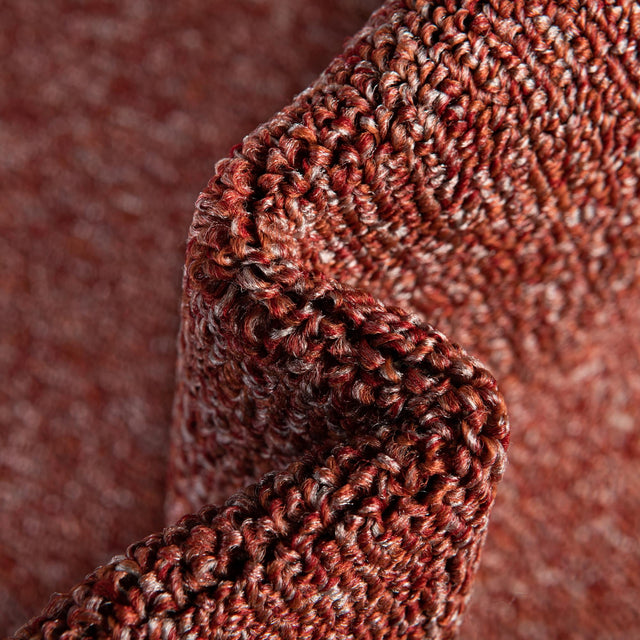 Rust Red 2' 6 x 13' Everyday Solid Runner Area Rug 100% Polypropylene With Felt Backing Easy Clean Simple Carpet for Minimalist Room Decorating for Sale at Rug Engine