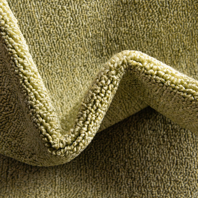 Pastel Green 5' 3 x 8' Everyday Solid Rectangle Area Rug 100% Polypropylene With Felt Backing Easy Clean Simple Carpet for Minimalist Room Decorating for Sale at Rug Engine