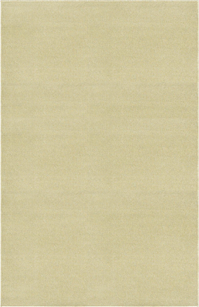 Pastel Green 5' 3 x 8' Everyday Solid Rectangle Area Rug 100% Polypropylene With Felt Backing Easy Clean Simple Carpet for Minimalist Room Decorating for Sale at Rug Engine