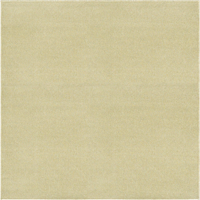 Pastel Green 5' 3 x 5' 3 Everyday Solid Square Area Rug 100% Polypropylene With Felt Backing Easy Clean Simple Carpet for Minimalist Room Decorating for Sale at Rug Engine