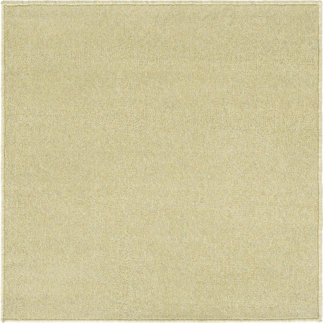 Pastel Green 3' 3 x 3' 3 Everyday Solid Square Area Rug 100% Polypropylene With Felt Backing Easy Clean Simple Carpet for Minimalist Room Decorating for Sale at Rug Engine