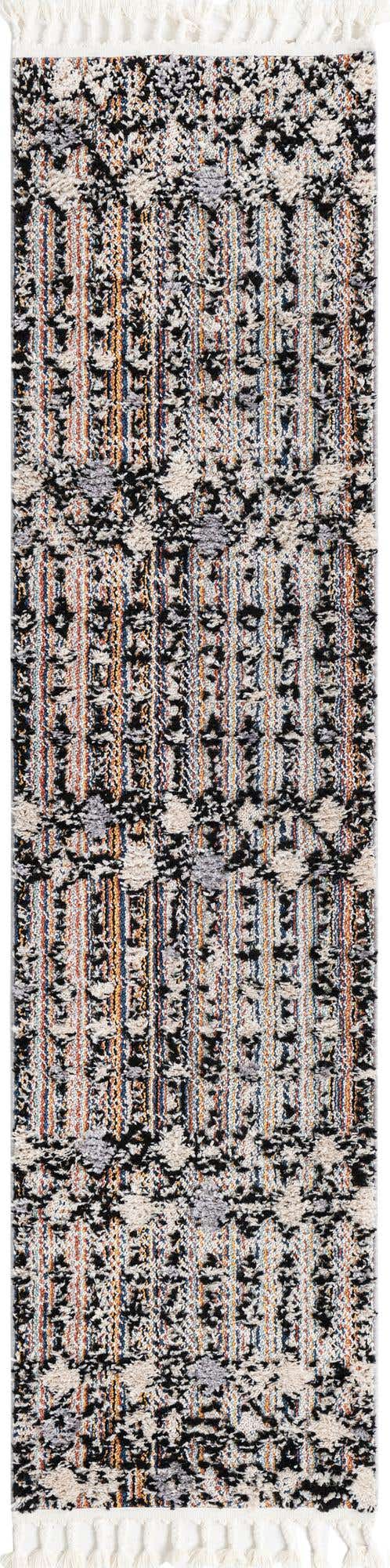 Rust Multicolor 2' x 8' Cherokee Runner Area Rug 100% Polypropylene With Cotton Backing Modern Geometric Carpet for Home Decor Interior Design Rooms for Sale at Rug Engine