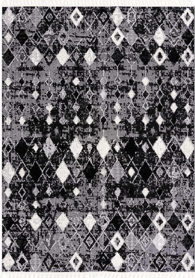 Fossil Gray 9' x 12' Cherokee Rectangle Area Rug 100% Polypropylene With Cotton Backing Modern Geometric Carpet for Home Decor Interior Design Rooms for Sale at Rug Engine