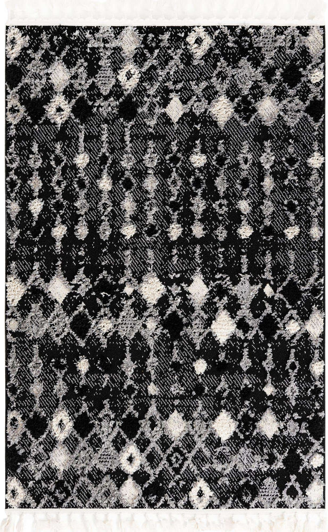 Fossil Gray 4' x 6' Cherokee Rectangle Area Rug 100% Polypropylene With Cotton Backing Modern Geometric Carpet for Home Decor Interior Design Rooms for Sale at Rug Engine