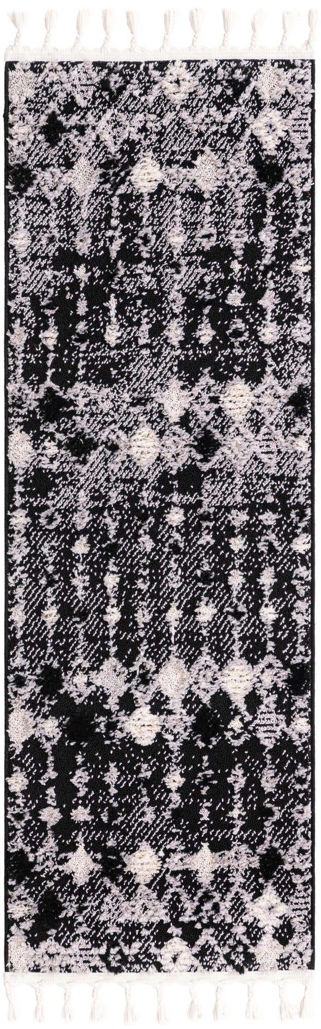 Fossil Gray 2' x 6' Cherokee Runner Area Rug 100% Polypropylene With Cotton Backing Modern Geometric Carpet for Home Decor Interior Design Rooms for Sale at Rug Engine