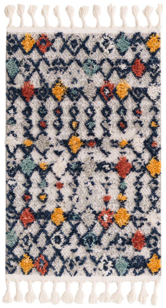 Multicolor 2' x 3' 2 Cherokee Rectangle Area Rug 100% Polypropylene With Cotton Backing Modern Geometric Carpet for Home Decor Interior Design Rooms for Sale at Rug Engine