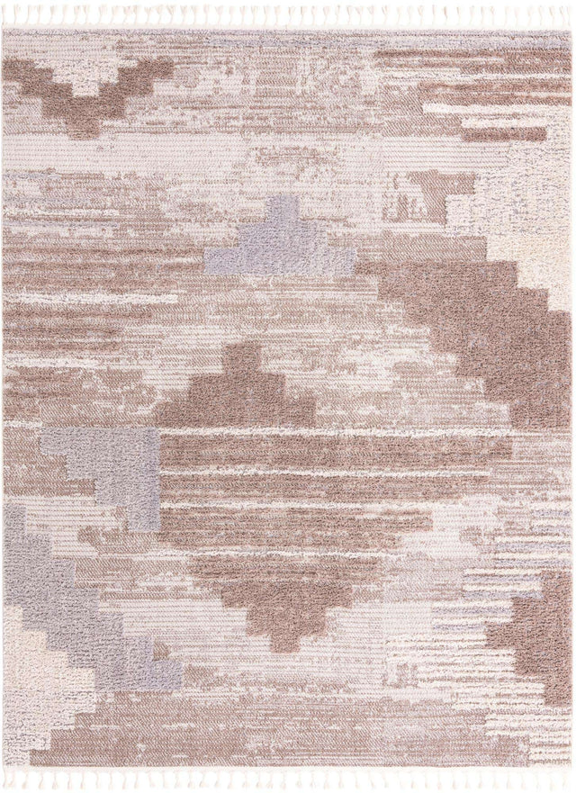 Sand 7' 10 x 10' Cherokee Rectangle Area Rug 100% Polypropylene With Cotton Backing Modern Geometric Carpet for Home Decor Interior Design Rooms for Sale at Rug Engine