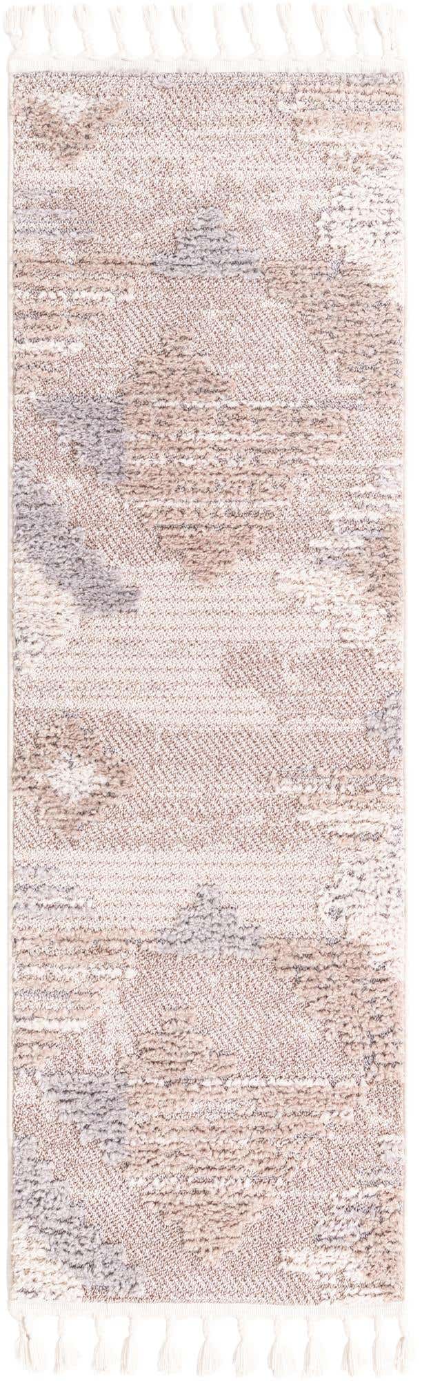 Sand 2' x 6' Cherokee Runner Area Rug 100% Polypropylene With Cotton Backing Modern Geometric Carpet for Home Decor Interior Design Rooms for Sale at Rug Engine