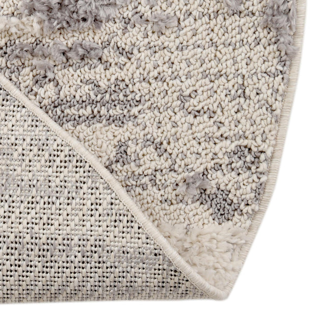Sand 7' x 7' Cherokee Round Area Rug 100% Polypropylene With Cotton Backing Modern Geometric Carpet for Home Decor Interior Design Rooms for Sale at Rug Engine