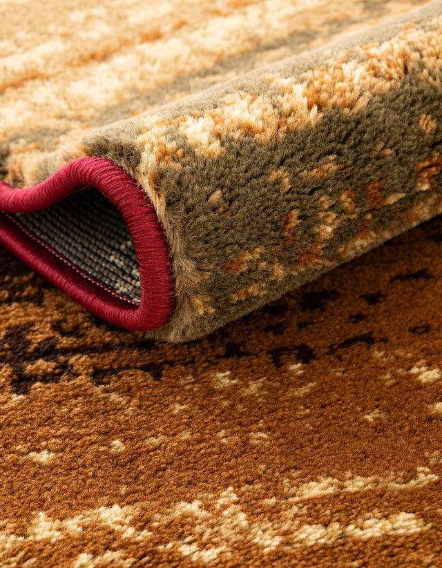 Beige 7' 1 x 7' 1 Barista Square Area Rug 100% Polypropylene Abstract Modern Geometric Carpet for Living Room Dining Office Dorm Room Decor for Sale at Rug Engine