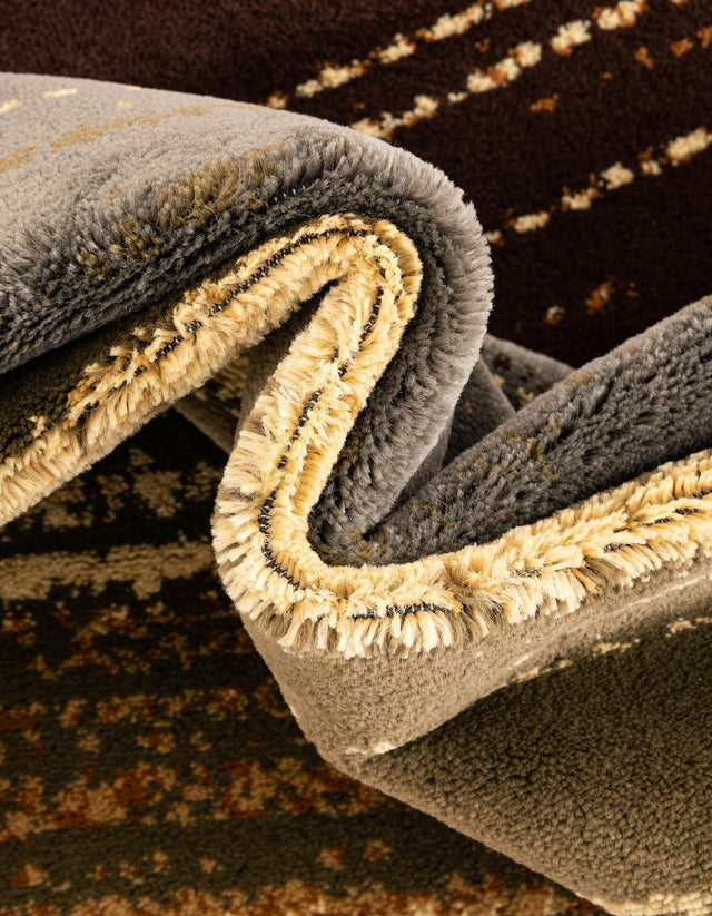 Beige 7' 1 x 7' 1 Barista Square Area Rug 100% Polypropylene Abstract Modern Geometric Carpet for Living Room Dining Office Dorm Room Decor for Sale at Rug Engine