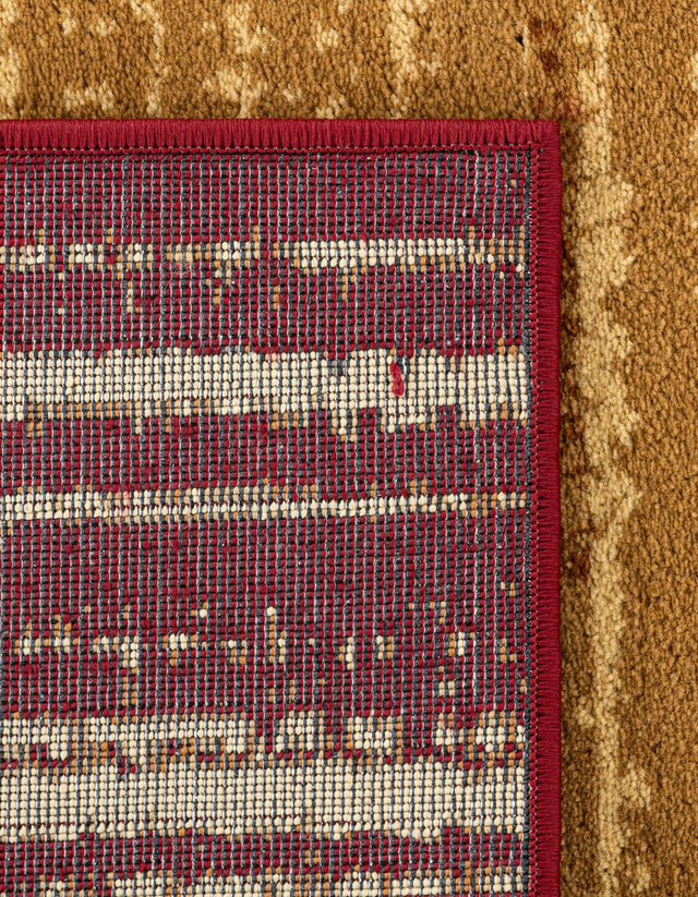 Beige 7' 1 x 7' 1 Barista Square Area Rug 100% Polypropylene Abstract Modern Geometric Carpet for Living Room Dining Office Dorm Room Decor for Sale at Rug Engine