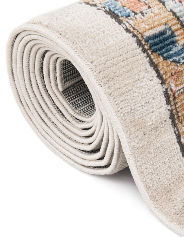 Ivory 4' x 4' Nyla Octagon Area Rug 100% Polypropylene Traditional Classic Carpet for Living Room, Kitchen, Bedroom, Dining, Office for Sale at Rug Engine