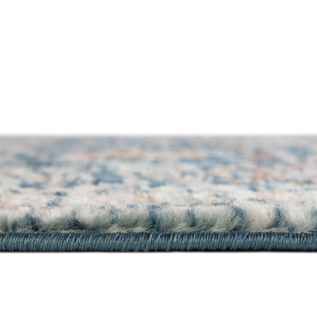 Blue 2' x 6' Nyla Runner Area Rug 100% Polypropylene Traditional Classic Carpet for Living Room, Kitchen, Bedroom, Dining, Office for Sale at Rug Engine