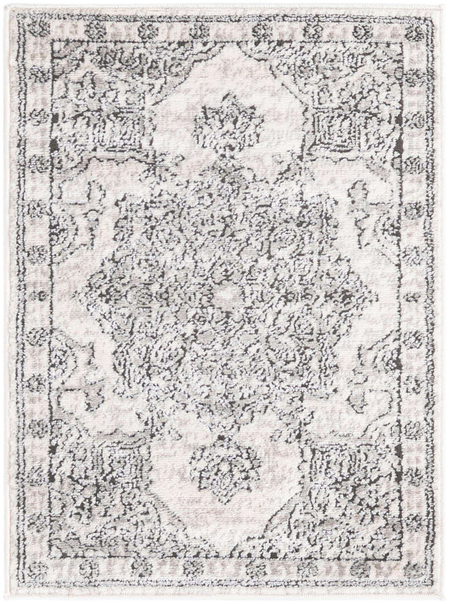 Ivory 2' x 3' Nyla Rectangle Area Rug 100% Polypropylene Traditional Classic Carpet for Living Room, Kitchen, Bedroom, Dining, Office for Sale at Rug Engine