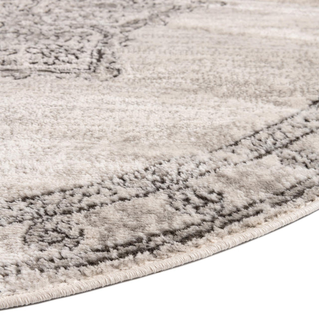 Ivory 5' 3 x 8' Nyla Oval Area Rug 100% Polypropylene Traditional Classic Carpet for Living Room, Kitchen, Bedroom, Dining, Office for Sale at Rug Engine