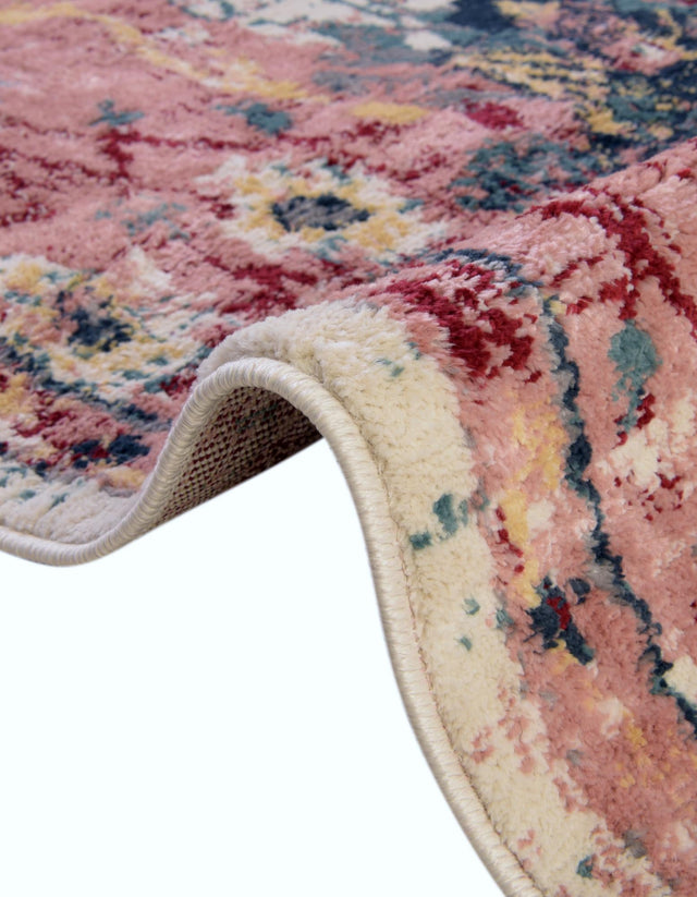 Pink 8' x 10' Sumter Oval Area Rug Contemporary Durable Easy Clean Carpet for Bedrooms, Living Areas, Dining, Office, Dorms for Sale at Rug Engine