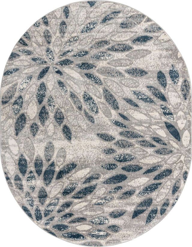 Gray 8' x 10' Sumter Oval Area Rug Contemporary Durable Easy Clean Carpet for Bedrooms, Living Areas, Dining, Office, Dorms for Sale at Rug Engine