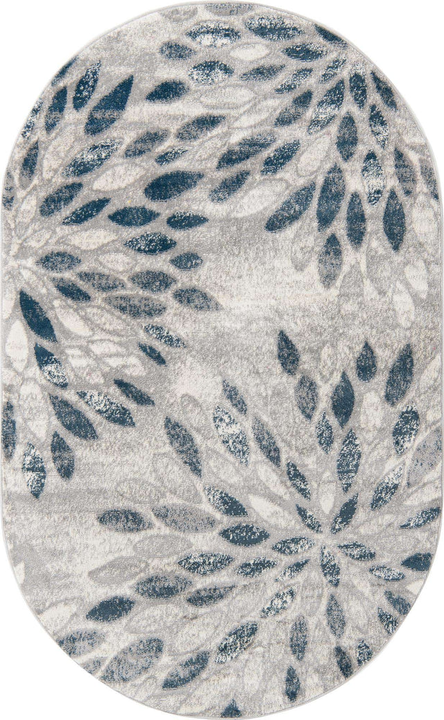 Gray 5' 1 x 8' Sumter Oval Area Rug Contemporary Durable Easy Clean Carpet for Bedrooms, Living Areas, Dining, Office, Dorms for Sale at Rug Engine