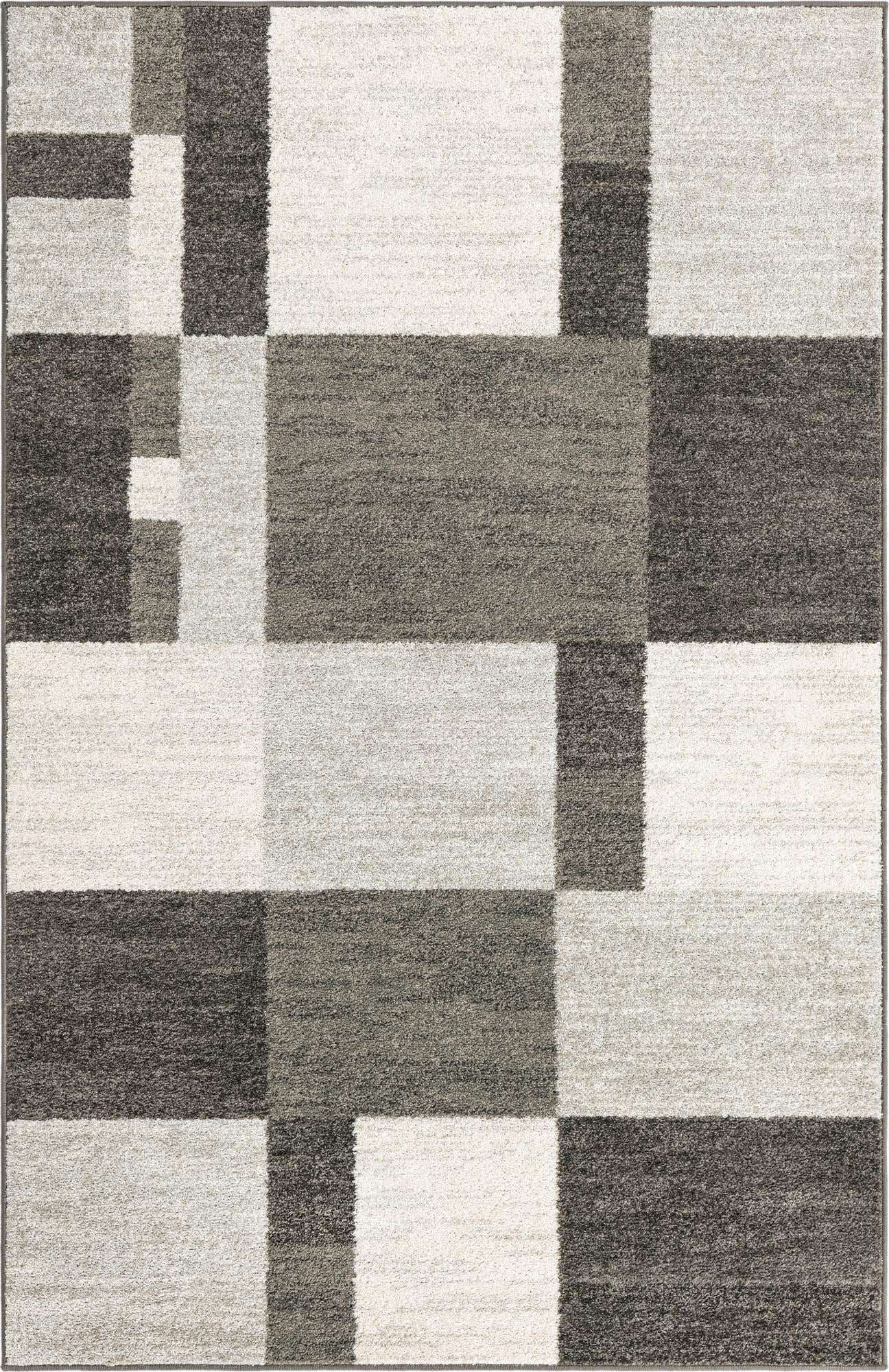 Gray 5' 3 x 8' Autumn Rectangle Area Rug 100% Polypropylene Durable Jute Backing Living Dining Room Bedroom Office Modern Decor Carpet for Sale at Rug Engine