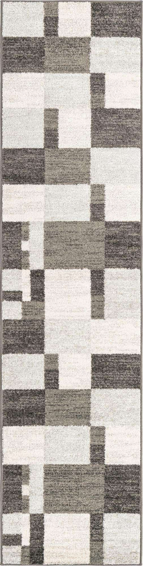 Gray 2' 7 x 10' Autumn Runner Area Rug 100% Polypropylene Durable Jute Backing Living Dining Room Bedroom Office Modern Decor Carpet for Sale at Rug Engine