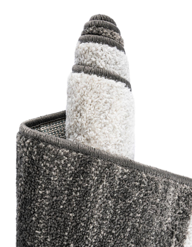 Gray 2' 7 x 12' Autumn Runner Area Rug 100% Polypropylene Durable Jute Backing Living Dining Room Bedroom Office Modern Decor Carpet for Sale at Rug Engine