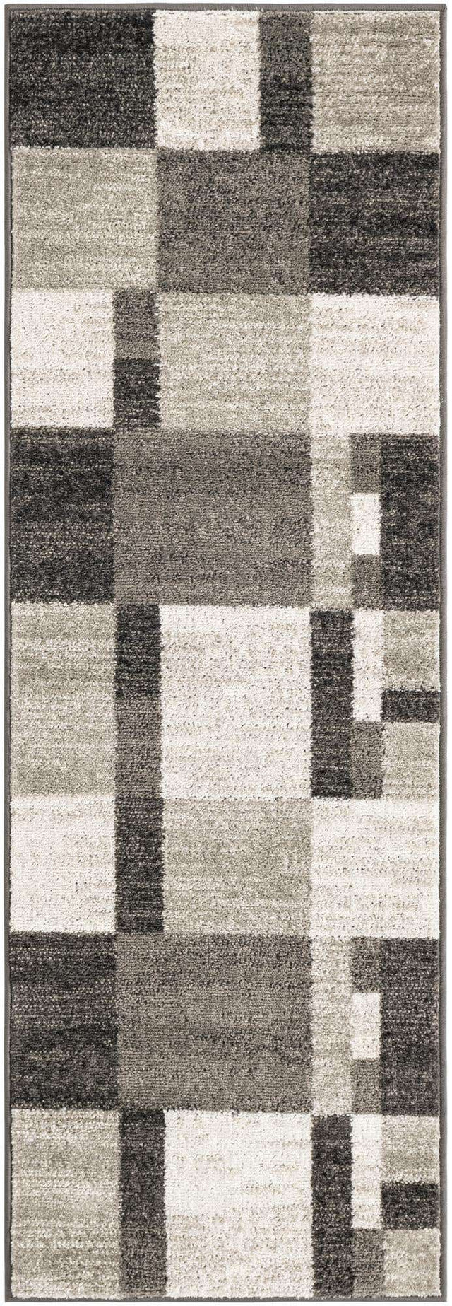 Gray 2' x 6' 1 Autumn Runner Area Rug 100% Polypropylene Durable Jute Backing Living Dining Room Bedroom Office Modern Decor Carpet for Sale at Rug Engine