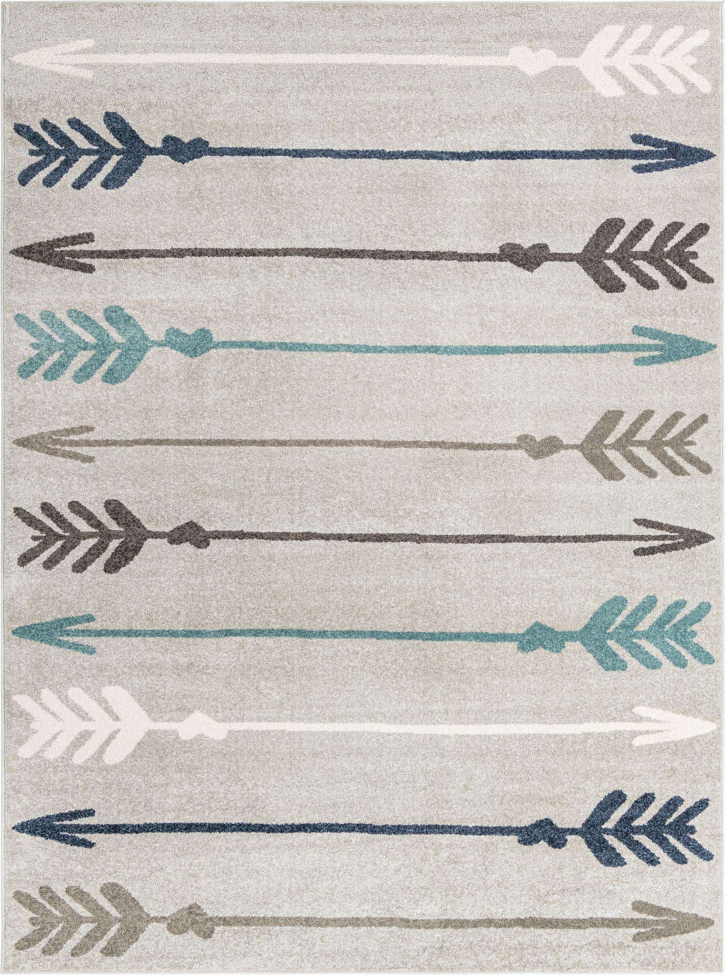 Light Gray 9' x 12' Autumn Rectangle Area Rug 100% Polypropylene Durable Jute Backing Living Dining Room Bedroom Office Modern Decor Carpet for Sale at Rug Engine
