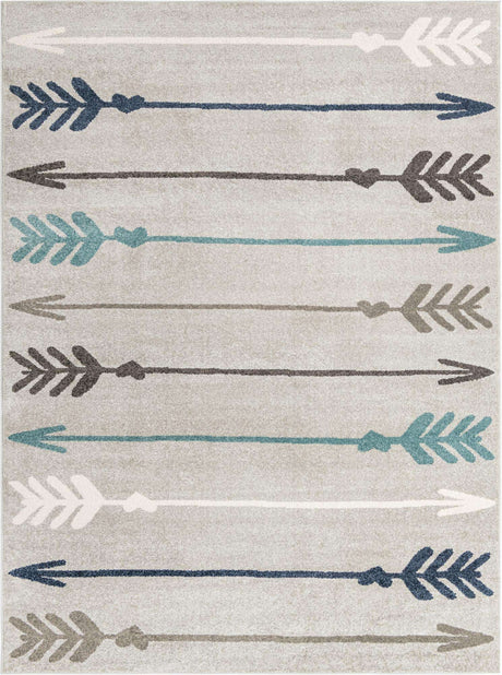 Light Gray 9' x 12' Autumn Rectangle Area Rug 100% Polypropylene Durable Jute Backing Living Dining Room Bedroom Office Modern Decor Carpet for Sale at Rug Engine